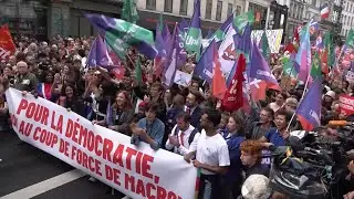 Protesters rally in France against Barnier’s appointment as prime minister