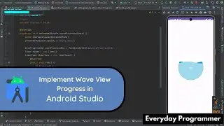 Creating a Wave View Progress Bar using Java in Android Studio