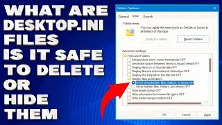 What Are Desktop.ini Files, Is It Safe To Delete or Hide Them?