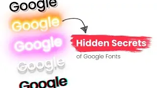 Google Font Effects for Website | Html CSS