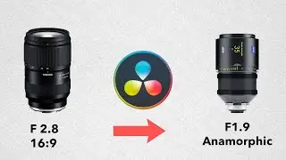 Turn Basic Video Clips into Stunning Anamorphic Footage In DaVinci Resolve Studio – Easy Guide