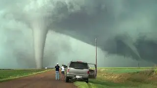 TORNADO TWINS & TRIPLETS!!! Unusual Twisted Tornado Family of May 24, 2016