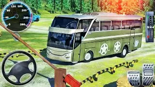 Army Coach Bus Driving Simulator - Military Coach Transporter Driver 3D - Android GamePlay