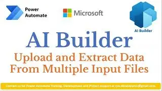 Power Automate AI Builder: Upload Multiple Files | AI Builder Power Automate | Power Automate AI Hub