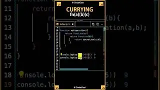 Currying in JavaScript #javascript #reactjs #shorts