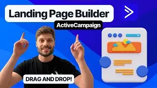 HOW to use the ActiveCampaign LANDING PAGE BUILDER