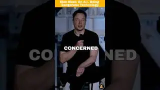 Elon Musk On A.I. Being Dangerous Technology 😯 #elonmusk #artificialintelligence  #shorts