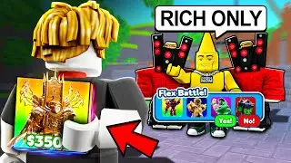 I Went Undercover in Arkey's RICH CLAN Flex Battle...