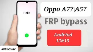 Opoo A77\A57 Frp Bypass Without Pc|| New Security||Andriod 13 Easy Way|| Subscribe My Channel,,,,