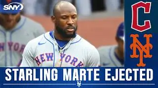 Starling Marte ejected vs Guardians for arguing called strike three | SNY