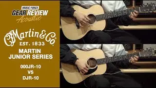 Martin Junior Series 000JR-10 VS Martin Junior Series DJR-10 Sitka review (No Talking)