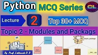 Python MCQ Lecture2| Modules in Python MCQ |Packages in Python MCQ |Python MCQ Series |Code Learning