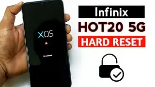 Infinix HOT20 5G (X666) hard reset | Pattern/Pin/Password screen lock reset.