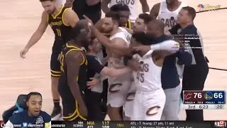 FlightReacts To Draymond Green ejected after getting into it with Donovan Mitchell
