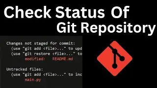 How to check status of Git repository?