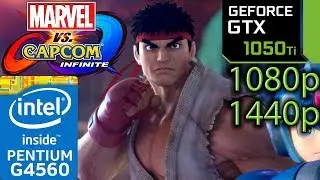 Marvel vs Capcom Infinite - GTX 1050 ti - G4560 - 1080p - 1440p - Benchmark
