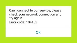 ZOOM - Cant Connect To Our Service, Please Check Your Network Connection - Error Code 104103 - Fix