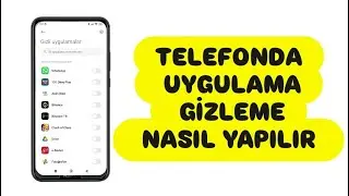 HOW TO HIDE AN APPLICATION ON YOUR PHONE / HOW TO FIND A HIDDEN APPLICATION
