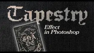 Realistic Embroidery Text Effect in Adobe Photoshop Tutorial