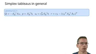 Simplex Algorithm, part 3: the simplex algorithm in general