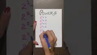 How do you find the powers of 2🤔??