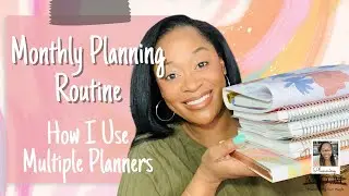 Monthly Planning Routine | How I Manage Multiple Planners 📚