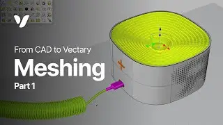 Meshing your CAD before importing | From CAD to Vectary | Part 1/8