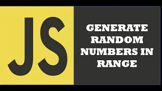 How to generate random numbers in javascript