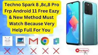 All Techno Android 11 Frp Bypass Method 2022 Security Free & Easy Method Must Watch Very Helpfull