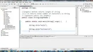 How to find length of String in java?