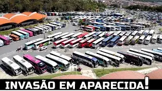 APARECIDA FOI INVADIDA!! CENTENAS DE ÔNIBUS PARA VER NOSSA SENHORA (PARTE 1)