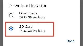 How to Change Default Download Location to SD Card | Change Storage location Androaid 🔥