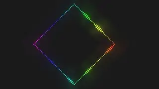 Green Screen Rhombus audio spectrum visualizer | Chroma Key | Green Screen Effects | #62