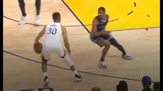 😲💦Stephen Curry Insane Crossover and a Three!