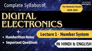 Number System (Introduction & Conversion) | Digital Electronics | CSE, IT, EE, ECE | Lecture 1