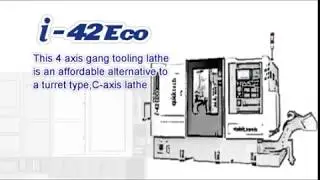 QuickTECH i-42 and i-60 Eco 4 or 5-Axis Mill/Turn Center with Tailstock