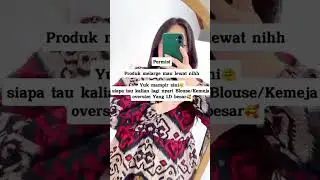 Yu mampir ke shopee mall melargeofficialstore#shortsvideo #kemejabatikwanita #kemejaoversize#fyp