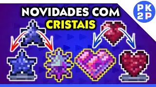 Funções especiais dos CRISTAIS de Vida e Mana + itens ESSENCIAIS do Hardmode ► TERRARIA REVERSO #23