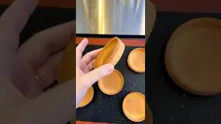 Как выложить песочное тесто в кольца. Техника.