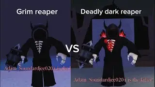 Grim reaper & Deadly Dark Reaper gameplay🔥🔥 - Roblox Survive the killer