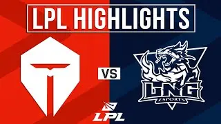 TES vs LNG Highlights ALL GAMES | LPL 2024 Summer Playoffs | Top Esports vs LNG Esports