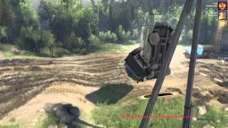 SpinTires Баг с лебедкой