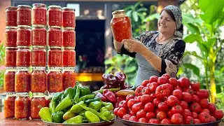 Grandma's Lecho and Uncooked Adjika Recipe: The Best Way to Preserve for the Winter!