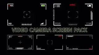 Video Camera Screen Pack DaVinci Resolve Macros