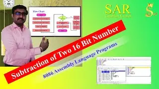 Program 2 : Subtraction of Two 16 Bit Number | 8086 Assembly Language Program | emu8086