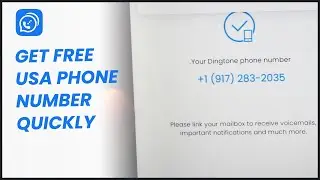 How to Get USA Phone Number For FREE Without VPN - Dingtone Tutorial