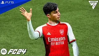 FC 24 - Arsenal vs. Paris SG - Champions League 2024 Final Match at Wembley | PS5™ [4K60]