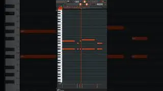 how to make simple dark trap chords #producer #flstudio #shorts