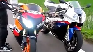 BMW S1000RR 2016 vs CBR1000RR Honda - Crazy TOP SPEED of Street Racing!! 2019 still a beast