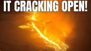 The Iceland 100ft Volcano Crack Is About To Cause The BIGGEST Eruption In Europe